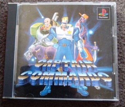 PS1 CAPTAIN COMMANDO Japan import PlayStation1 Sony Action Used SLPS01567
