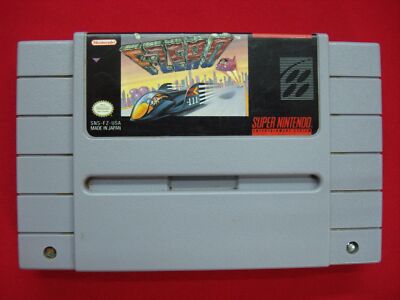F-ZERO SUPER NINTEDO GAME CARTRIDGE MODEL NO. SNS-006 Rd 1991