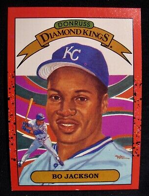 BO JACKSON~Donruss 1990 Diamond Kings Baseball Card #1-Mint (Just Opened  Pack) | eBay