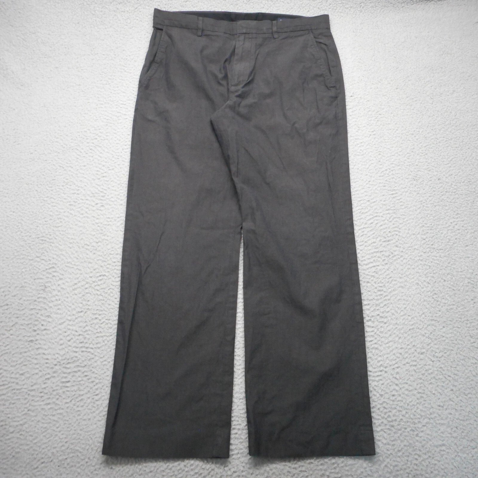 Banana Republic Pants Men 35x32 Blue Classic Straight Dress Slacks Fit 34x29
