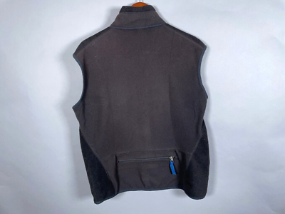 VTG 90s Patagonia PEF Full Zip Fleece Vest Adult Large Black USA