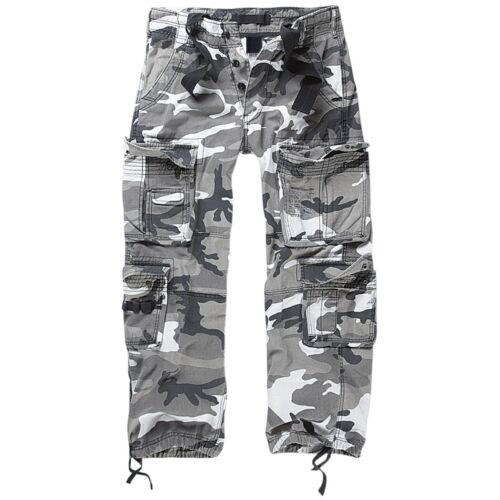 Männer Cargo Hose lang mit vielen Taschen Marken Armee UNBEDRUCKT S bis 7XL - Bild 8 von 9
