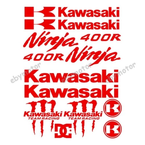 Motorcycle Emblem Decals for Ninja kawasaki 400R Bike Racing Reflective Stickers - Bild 6 von 8