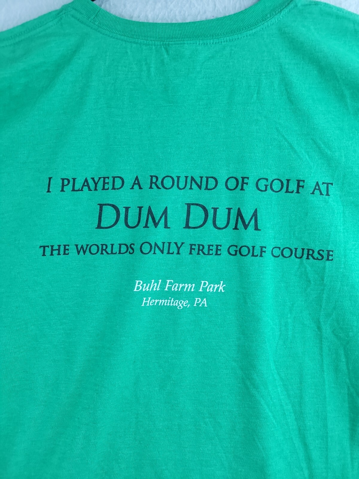 Buhl Park Golf Driving Range Logo Mens Green Tshirt … Gem