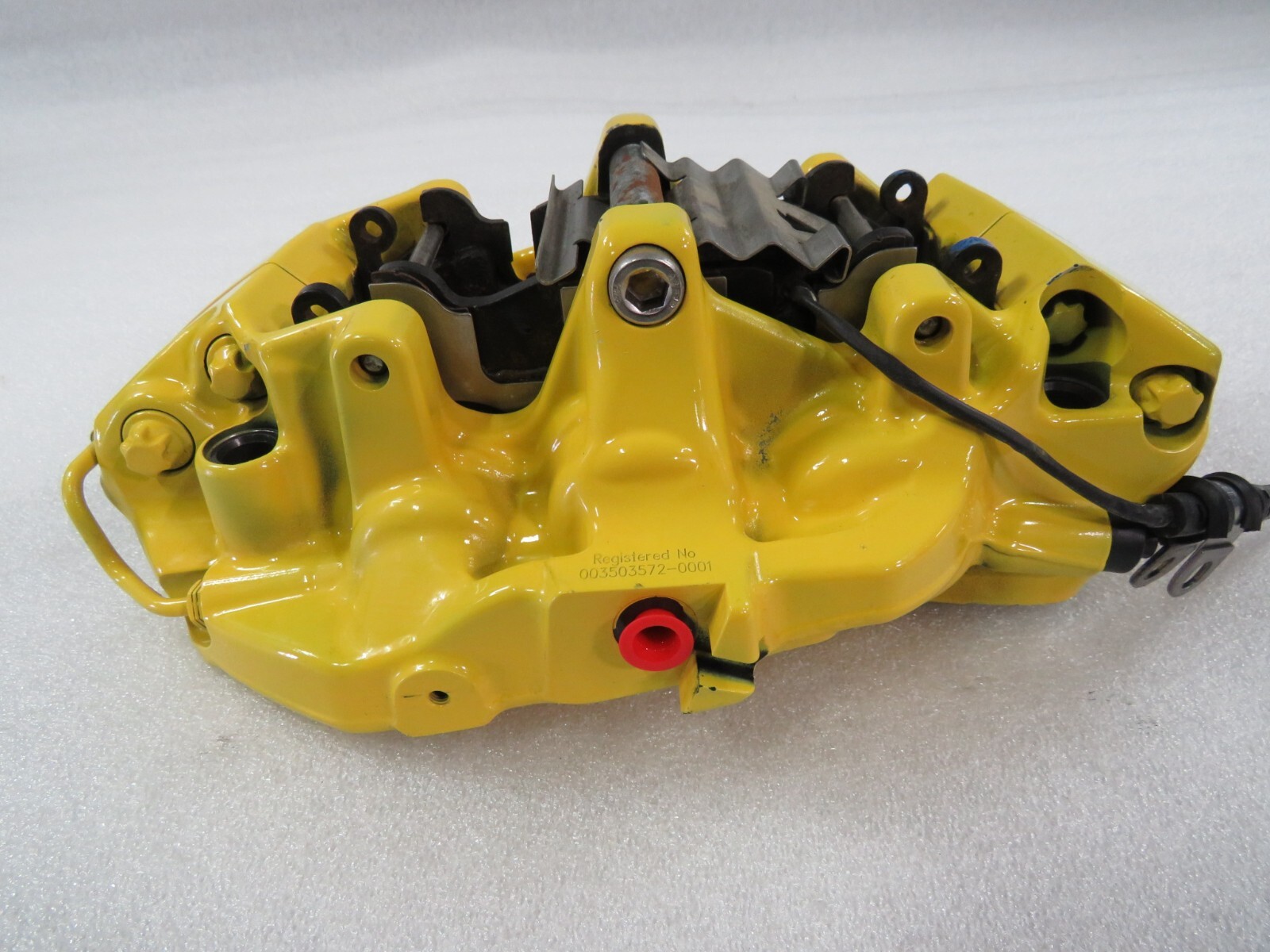 McLaren 720S, LH, Left, Front Brake Caliper, Yellow, Used, P/N 14CA086CP