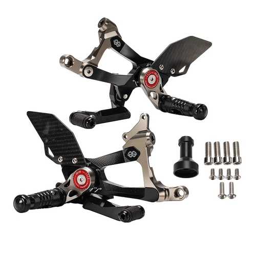 For Ducati Panigale V4 V4S V4R 2018-2024 Adjustable Rearsets FootPegs Footrests - Picture 3 of 14