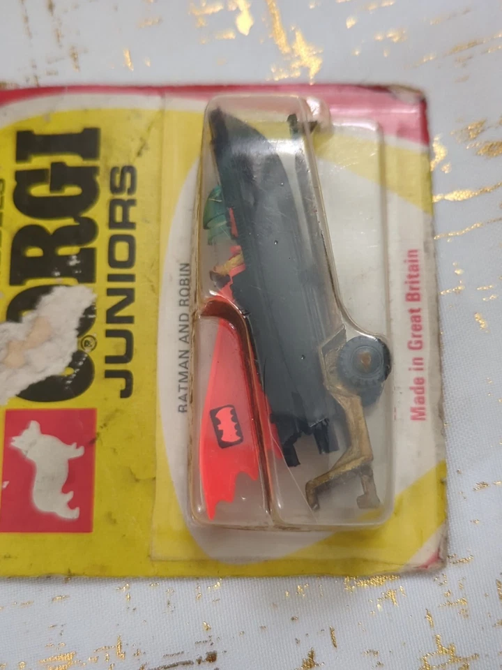 1967 CORGI JUNIORS BATBOAT BATMAN & ROBIN #1003 DIE-CAST SCALE MODEL CAR TOY #7 - Image 3 of 4