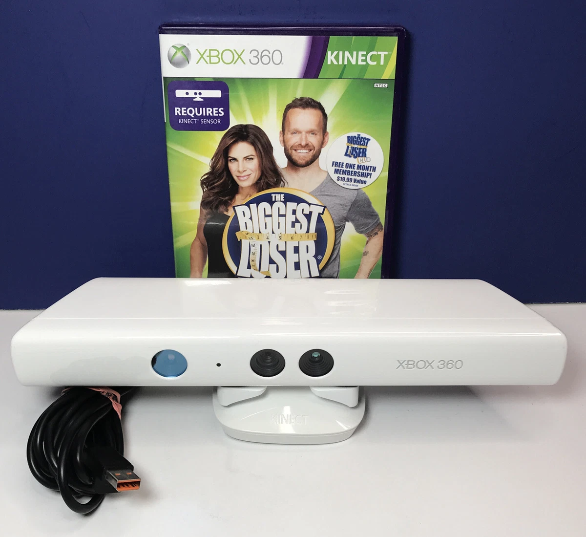 Microsoft Xbox 360 Kinect Sensor Bar With Kinect Adventures Game Tested &  Works