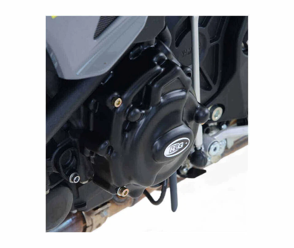 YAMAHA MT10 / SP - PROTECTION CARTER MOTEUR GAUCHE R&G RACING / ECC0219BK - Photo 4/4