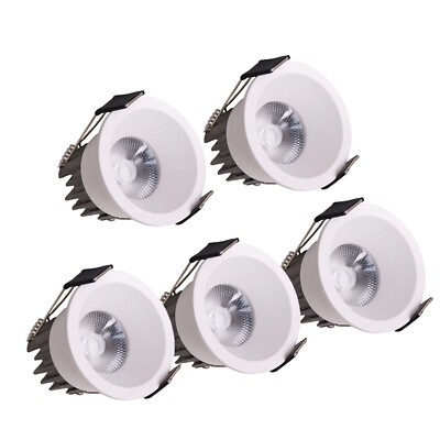 5X 10X Mini 3W Recessed Downlight Ceiling Light Wall Cabinet Spot Lamp + Driver