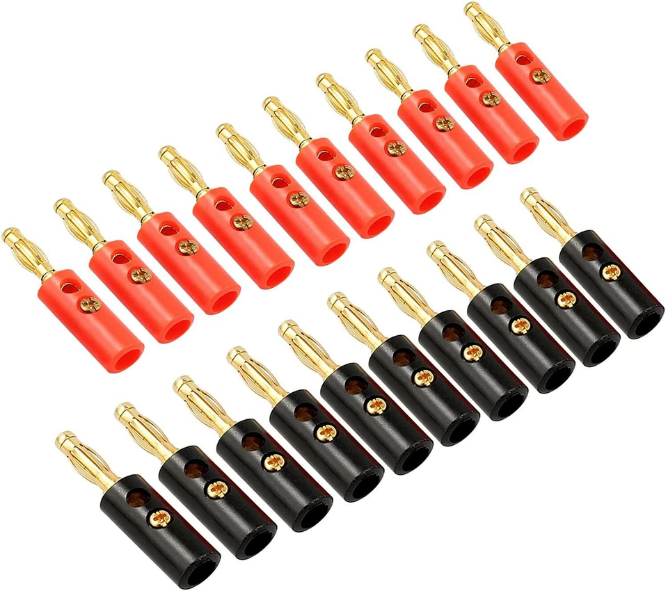 ✅ Bananenstecker 4mm Stecker vergoldet Banana Lautsprecher Kabel Laborstecker - Bild 3 von 4