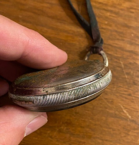 Vintage WALTHAM Pocket Watch 3 O'clock Sub Second (RUNNING) - Foto 6 di 6