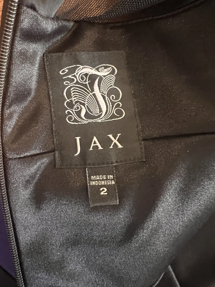 Vestido para mujer JAX vaina hasta la rodilla con cremallera negro/azul/púrpura/rojo/rosa talla 2 Foto 4 de 4