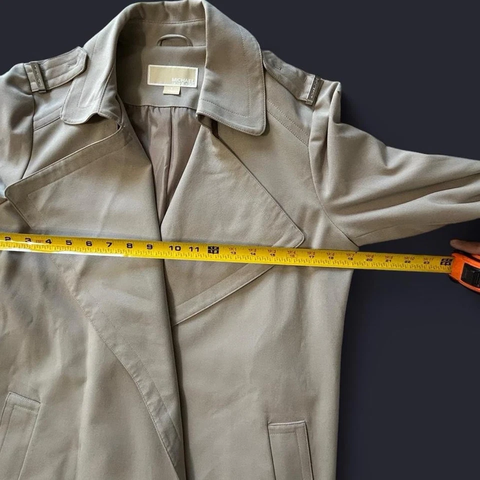 Б/у Michael Kors бежевый Тренч женский размер маленький - Изображение 4 из 4