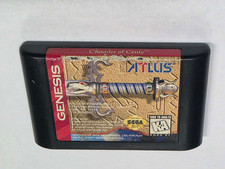 Sega Genesis Crusader of Centy *w/New battery*Authentic*Tested*Free Shipping*