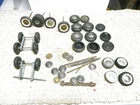 BIG 60'S 70'S Lot of Vintage Toy Car/Truck Wheels, Tires Axle Parts (BL13)