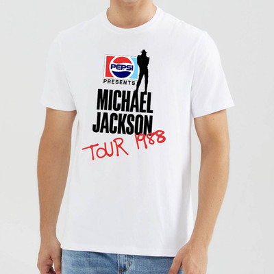 Michael Jackson Tour 1988 Vintage Concert T-Shirt Pop Music Tee S-5XL