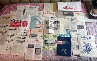 VINTAGE SANI DAIRY Johnstown PA ADVERTISING LOT