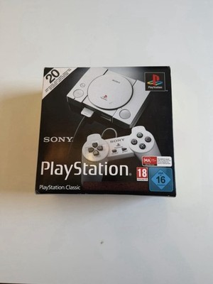 Sony PS1 Playstation 1 Classic Mini + 2 Controller + 20 Spiele +OVP Hervorragend