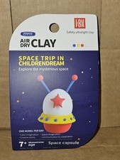 Air Dry Clay Item Space Trip Children's Dream Space Capsule New Sealed Ages 7+