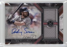 2022 Topps Museum Collection Swatches Dual Relic /199 Dansby Swanson Auto 12se