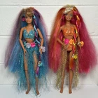 Vintage 1996 Mattel Hula Hair Barbie Doll And Teresa Long Hair Skirt & Bikini