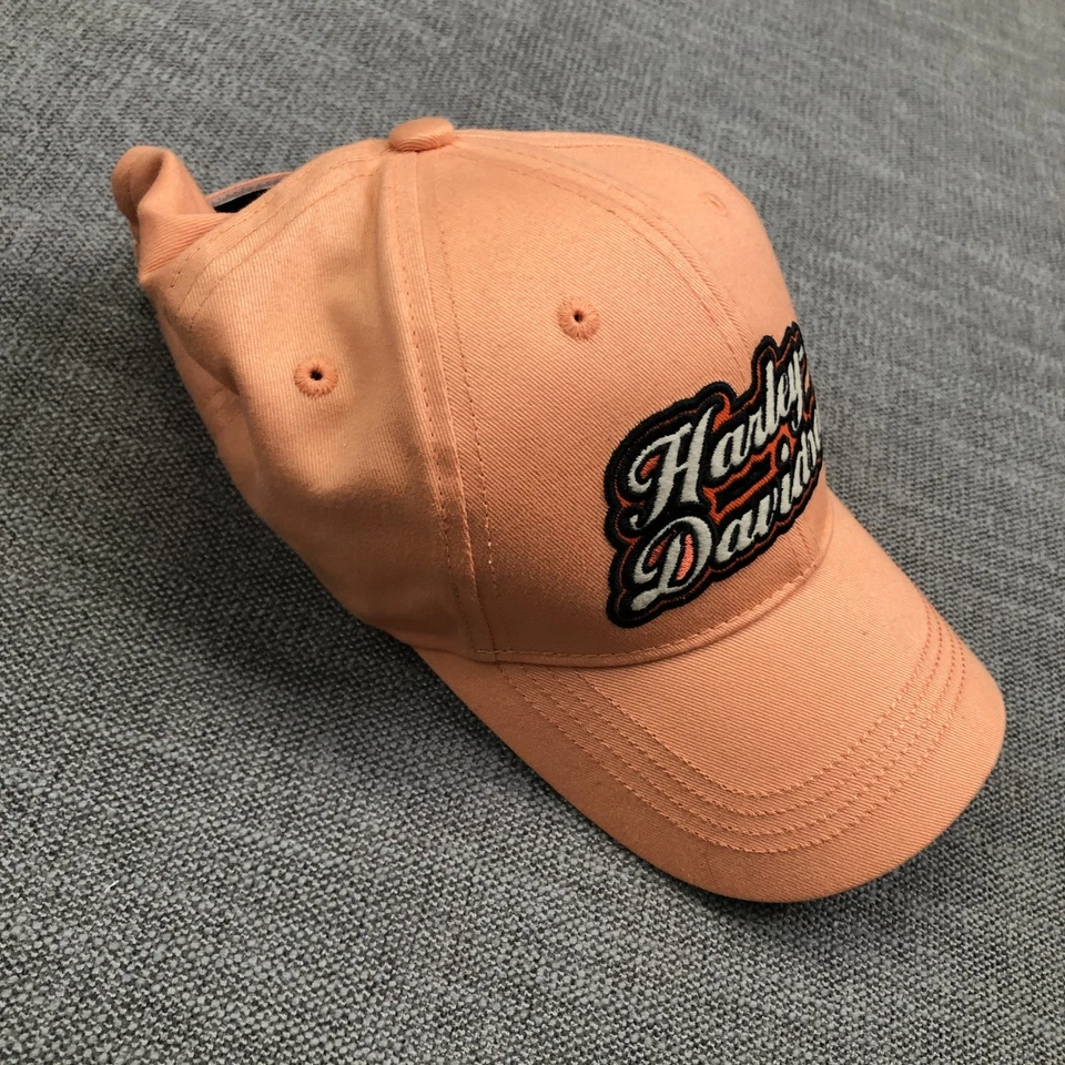 Harley-Davidson Sombrero Gorra Correa Trasera Parche Bordado Motocicleta Hombre Motociclista Foto 4 de 4