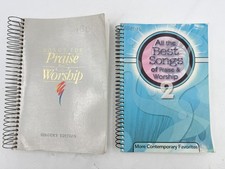 Lot 2-Songs for Praise and Worship Singer  s Edition by Word Music 1992 All the