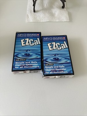 AIR-O-SWISS EZ CAL HUMIDIFIER CLEANER DESCALER AOS A7417, 1 New ,1 Open package 