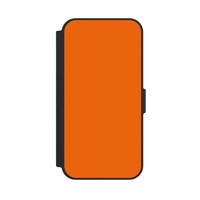 KlapphüLle FüR Apple Iphone 16E Farbe Einfarbig Orange