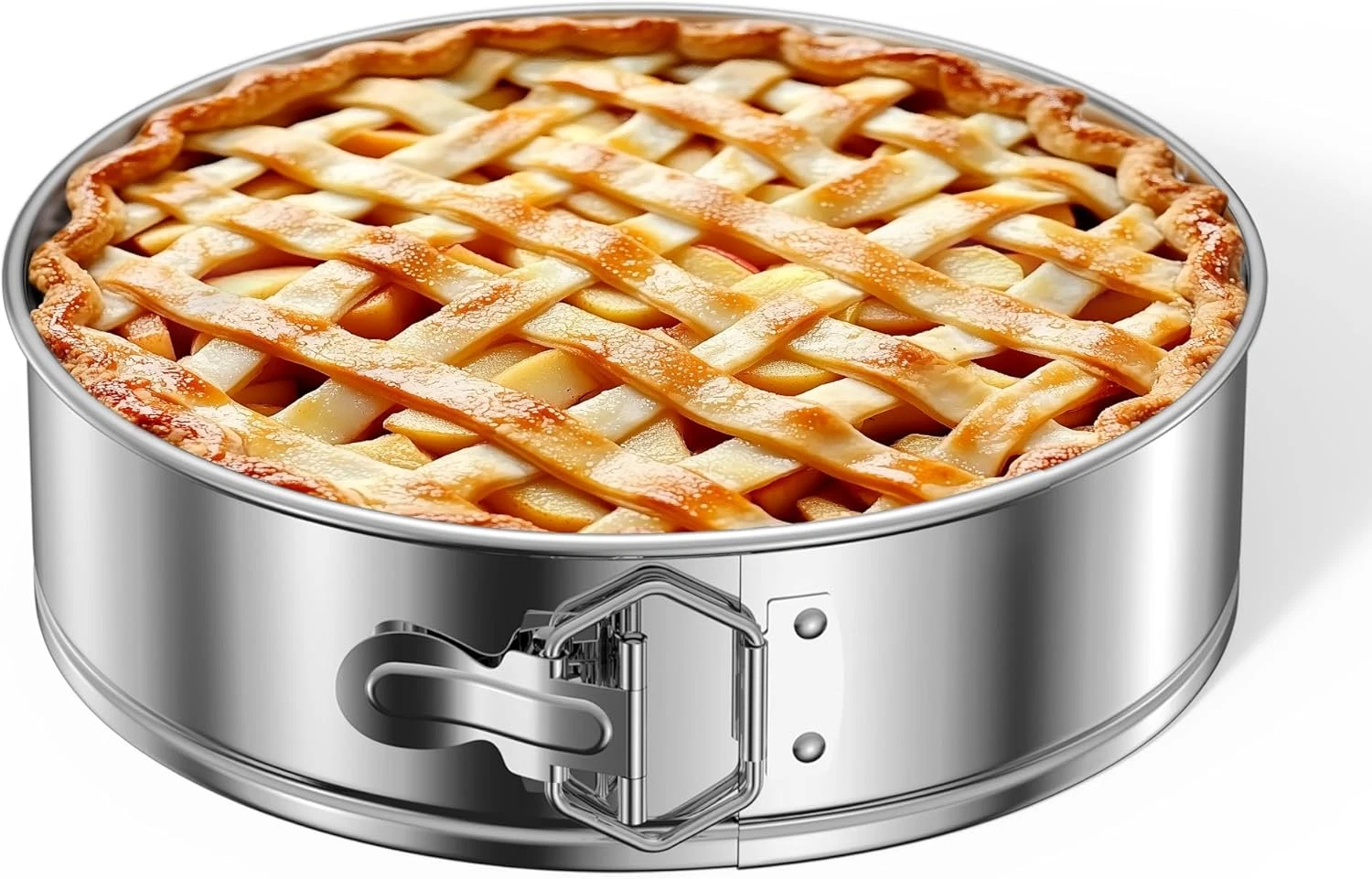 Cake Pan, Nonstick Springform Pan with Removable Bottom, 9 Inch Round Cheesecake