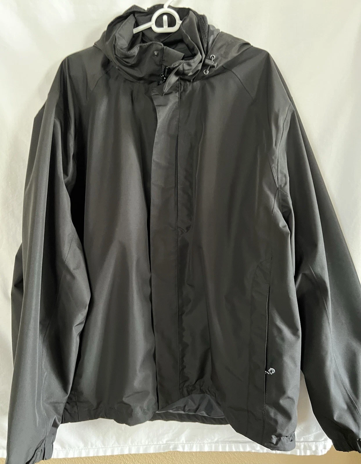 Eddie Bauer Waterproof Hooded Lined Rain Jacket