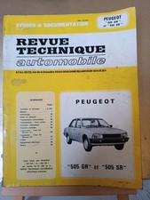 Revue technique Peugeot 505