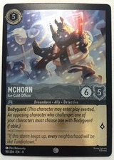 Disney Lorcana WinterSpell, McHorn - Ice-Cold Officer 181/204, Foil