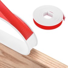 U-Shape Edge Banding 1-1/4"x14.8ft White Self Adhesive Edging Trim