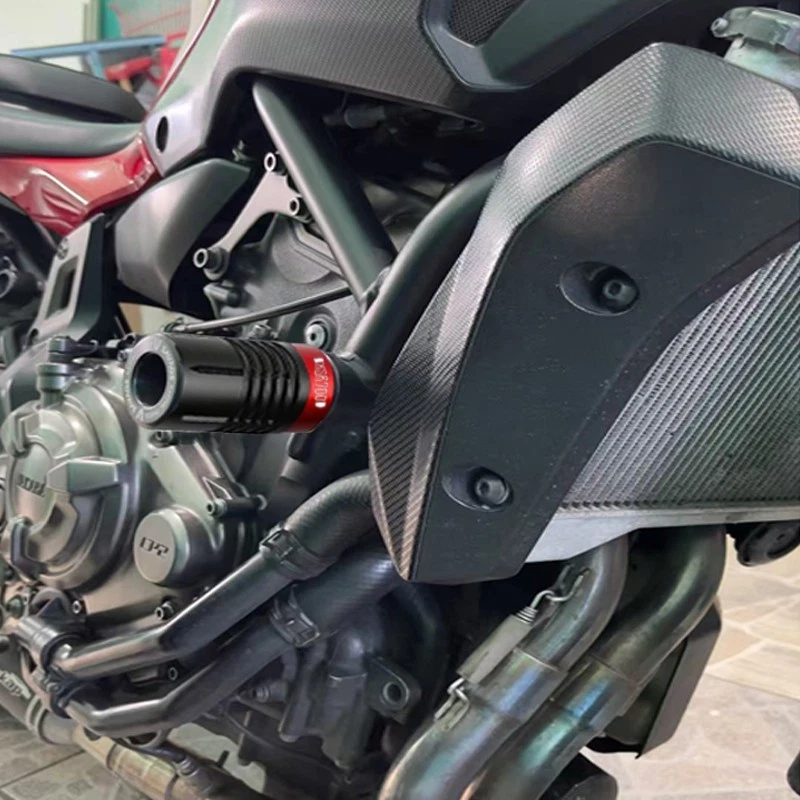 Protector de choque deslizadores de marco CNC para Yamaha XSR700 2016-2025 2024 Foto 4 de 4