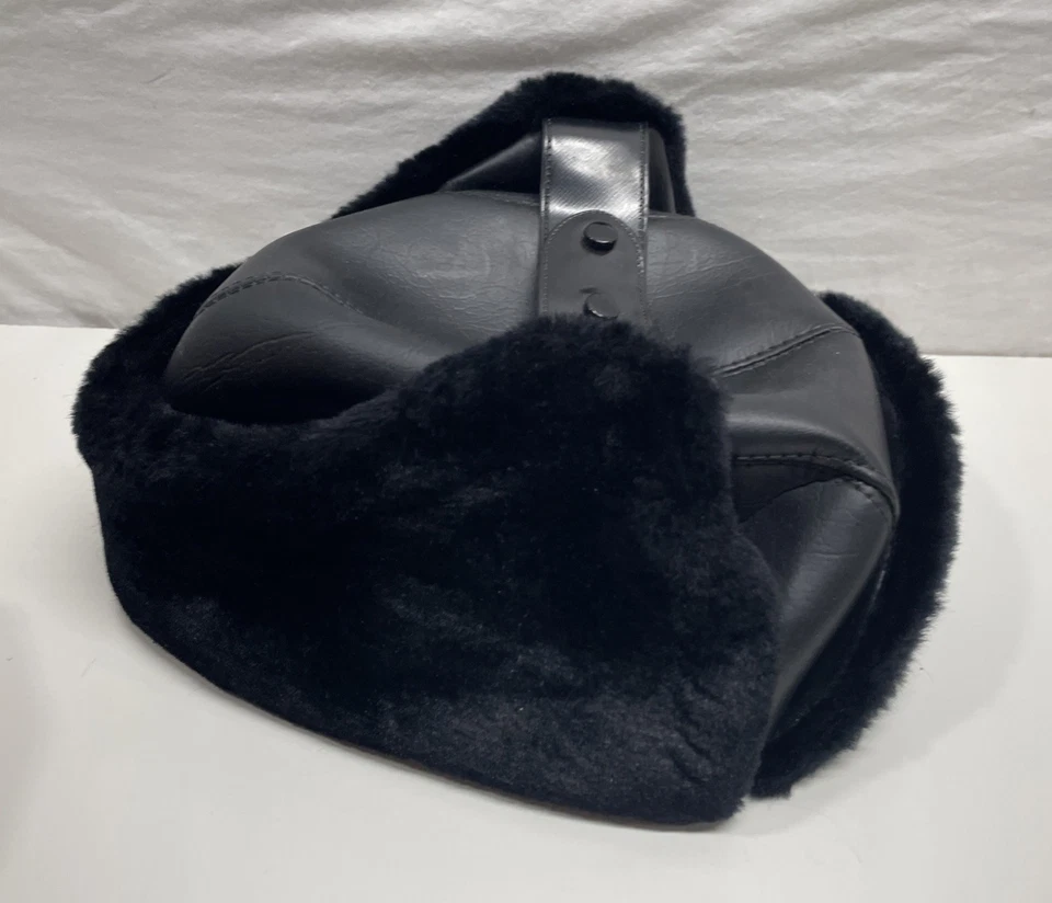 Vintage Genuine Trooper Cap Trapper Winter Hat Mens Sz S Ear Flaps Warm Fur - Image 3 of 4