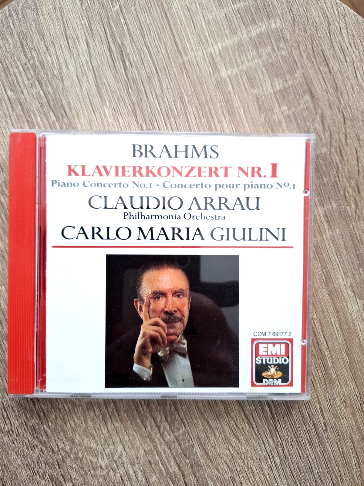 Johannes Brahms: Piano Concerto No. 1: Carlo Maria Giulini/Claudio Arrau CD