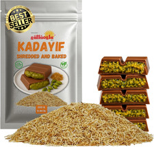 Gulluoglu Baked & Shredded Kataifi - 200 G - 0.44Lb Kadayif Chopped Fillo Dough,