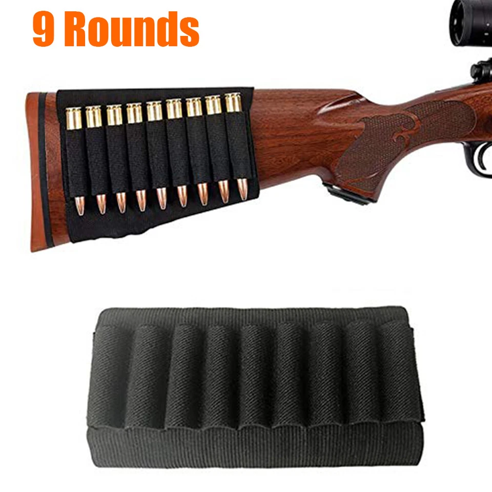 Soporte de cartucho de munición de rifle redondo táctico 9 se adapta a 300 .308 308 .270 .30-06 Foto 3 de 4