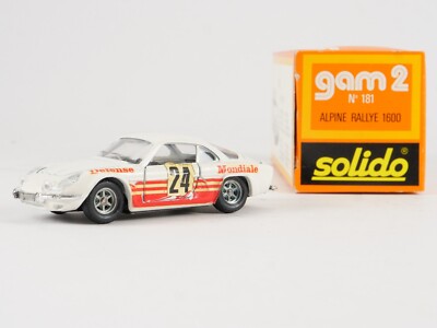 Solido GAM 2 Alpine Rallye 1600 Limousine Tour De France 1/43 N°181