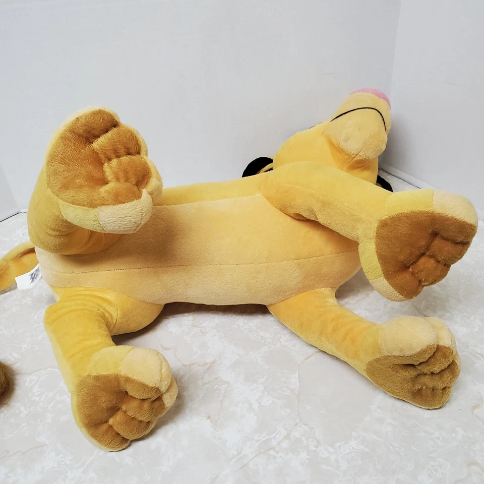 Vintage Disney Hasbro The Lion King Simba Cub Plush 20" Large Stuffed Animal Toy - Image 4 of 4