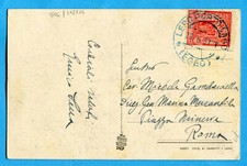 LERO PORTO LAGO / (EGEO) guller AZZURRO del 28.06.37 su c.20 EGEO (279224)