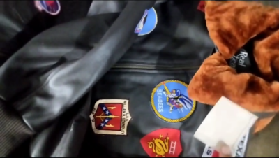 Uomo TOP GUN Tom Cruise Pelle Di Pecora Collo Pete Maverick A2 Giacca Bomber IN - Foto 4