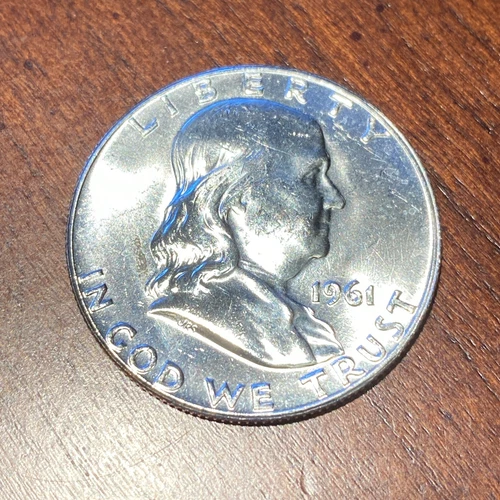 1961 Franklin Half Dollar 50C BU/UC (1236)
