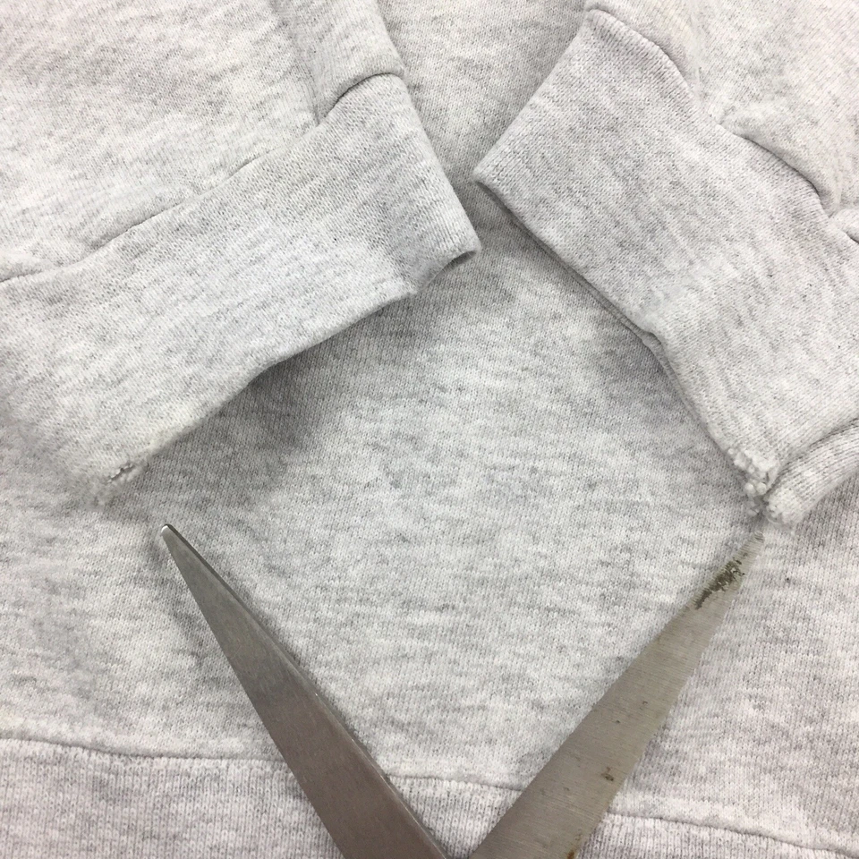 Vtg 90s Antioch University Sweatshirt Crewneck Spell Out Logo Made USA Tultex XL - Image 4 of 4