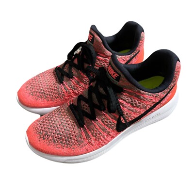 Women’s Nike Lunarepic Flyknit US EUR 39 Hot Punch Black 863780 200  #sh8