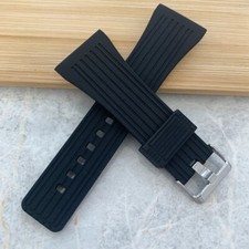 30mm Silicone Watch Band Strap For Diesel OCTO Series DIY Bracelet  Pin Buckle