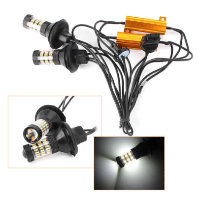3156 Dual Color Switchback   Blinker Glühbirnen 4014 60SMD DRL Auto