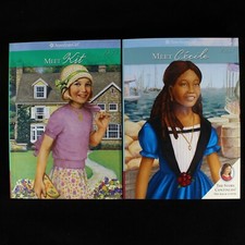 Lot of 2 American Girl Paperback Books Meet Kit 1934 Meet Cecile 1853